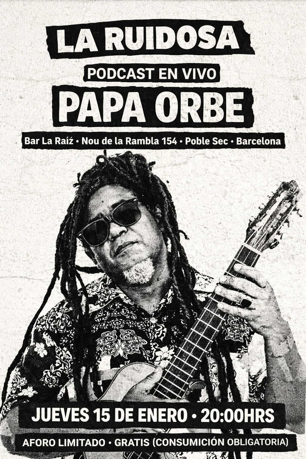 Papa Orbe en La Ruidosa de Radio La Raíz coop